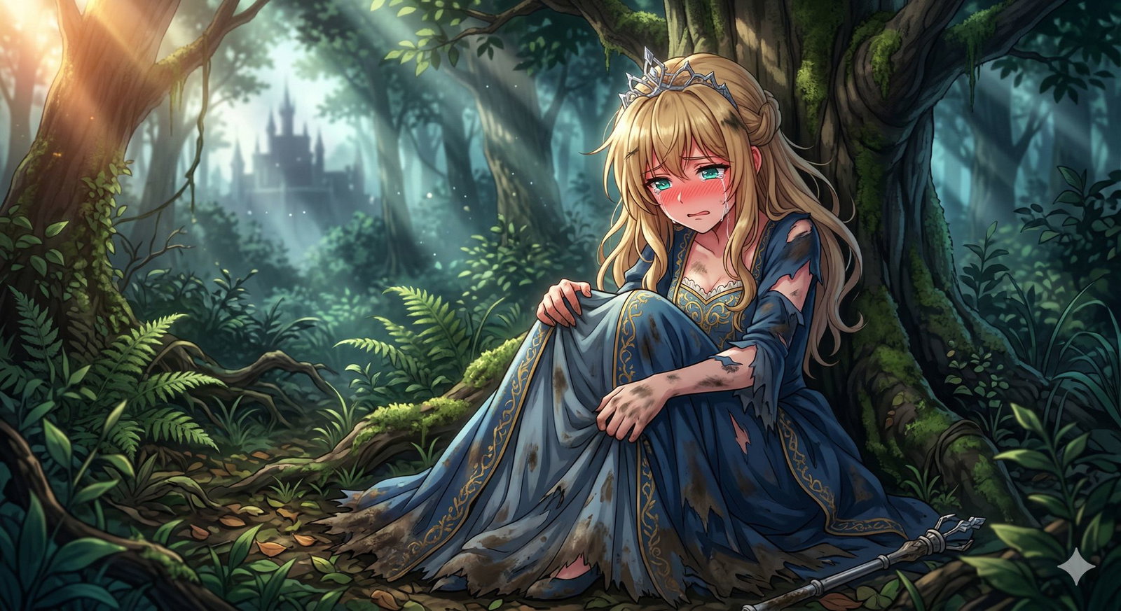 Cover art for You Are the Exiled Monarch, a fantasy scenario on AI Dungeon