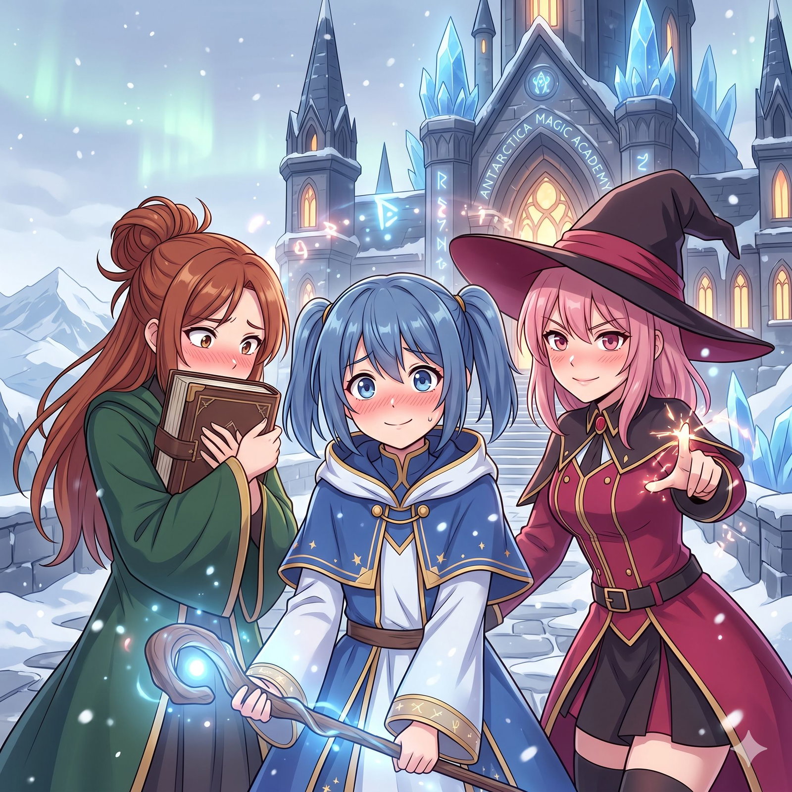 Cover art for New Student at Vostok Spire Academy, a fantasy scenario on AI Dungeon