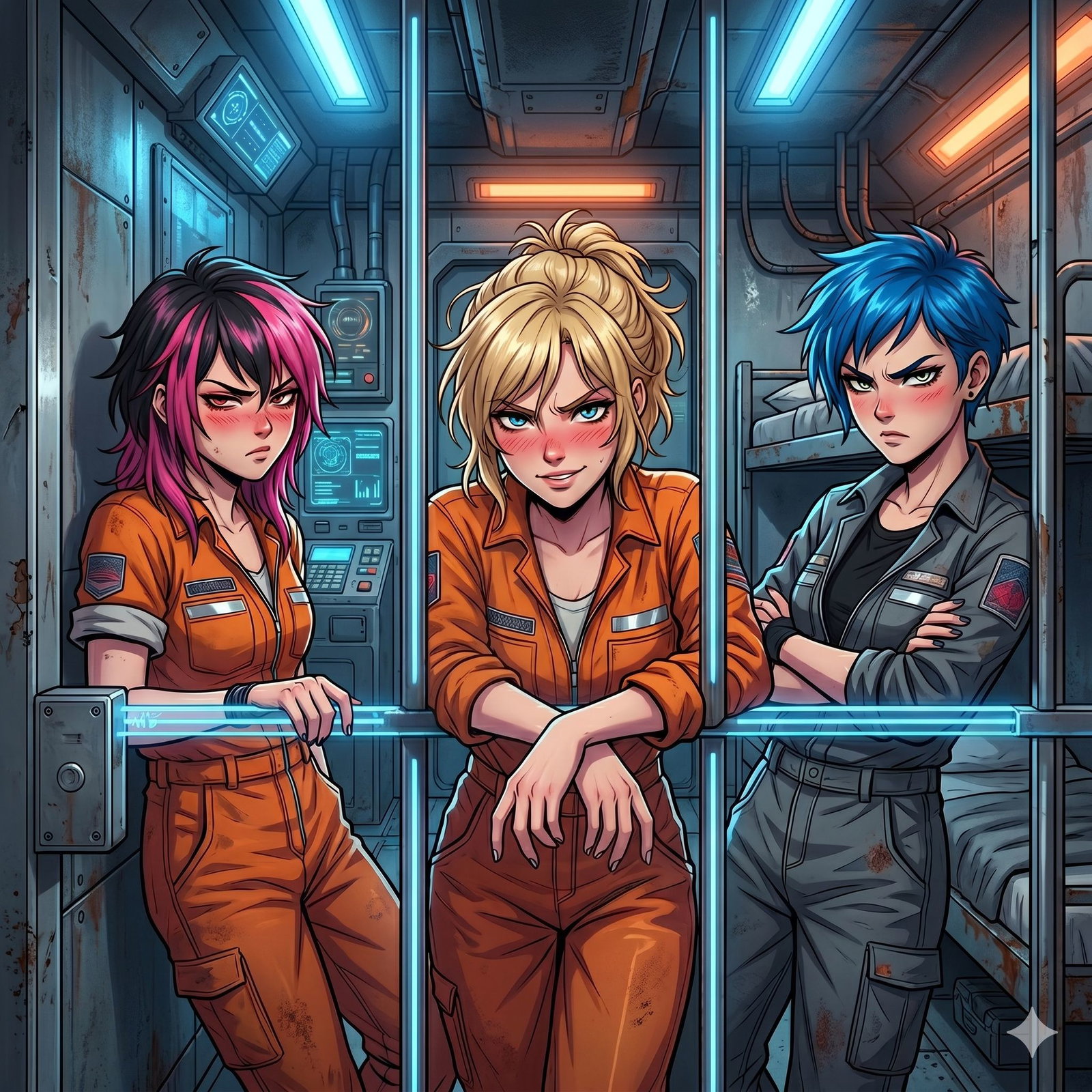 Cover art for New Prisoner on Alcatraz, a sci fi scenario on AI Dungeon