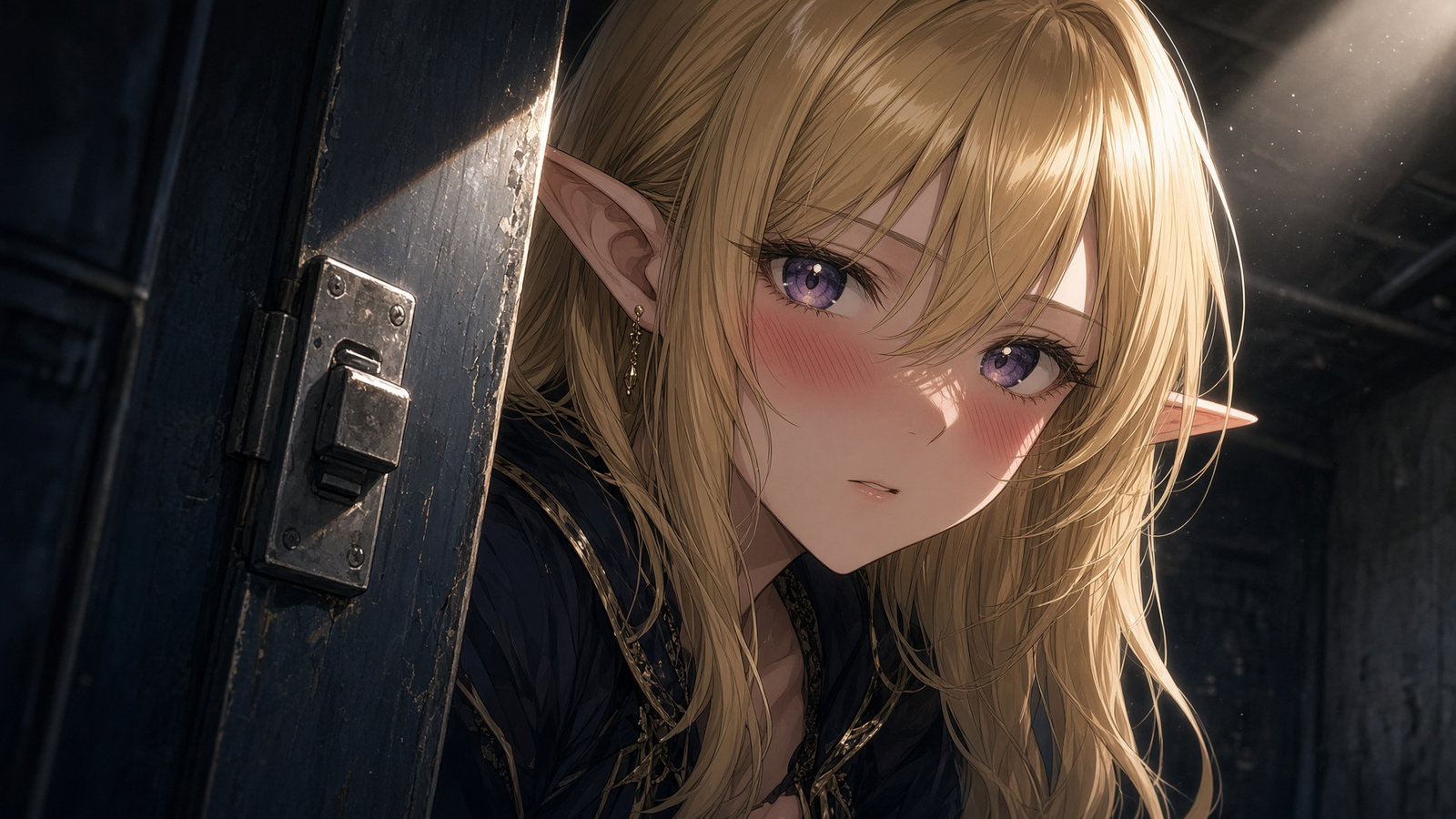Cover art for Elf Dies If She Leaves Your House, a romance scenario on AI Dungeon