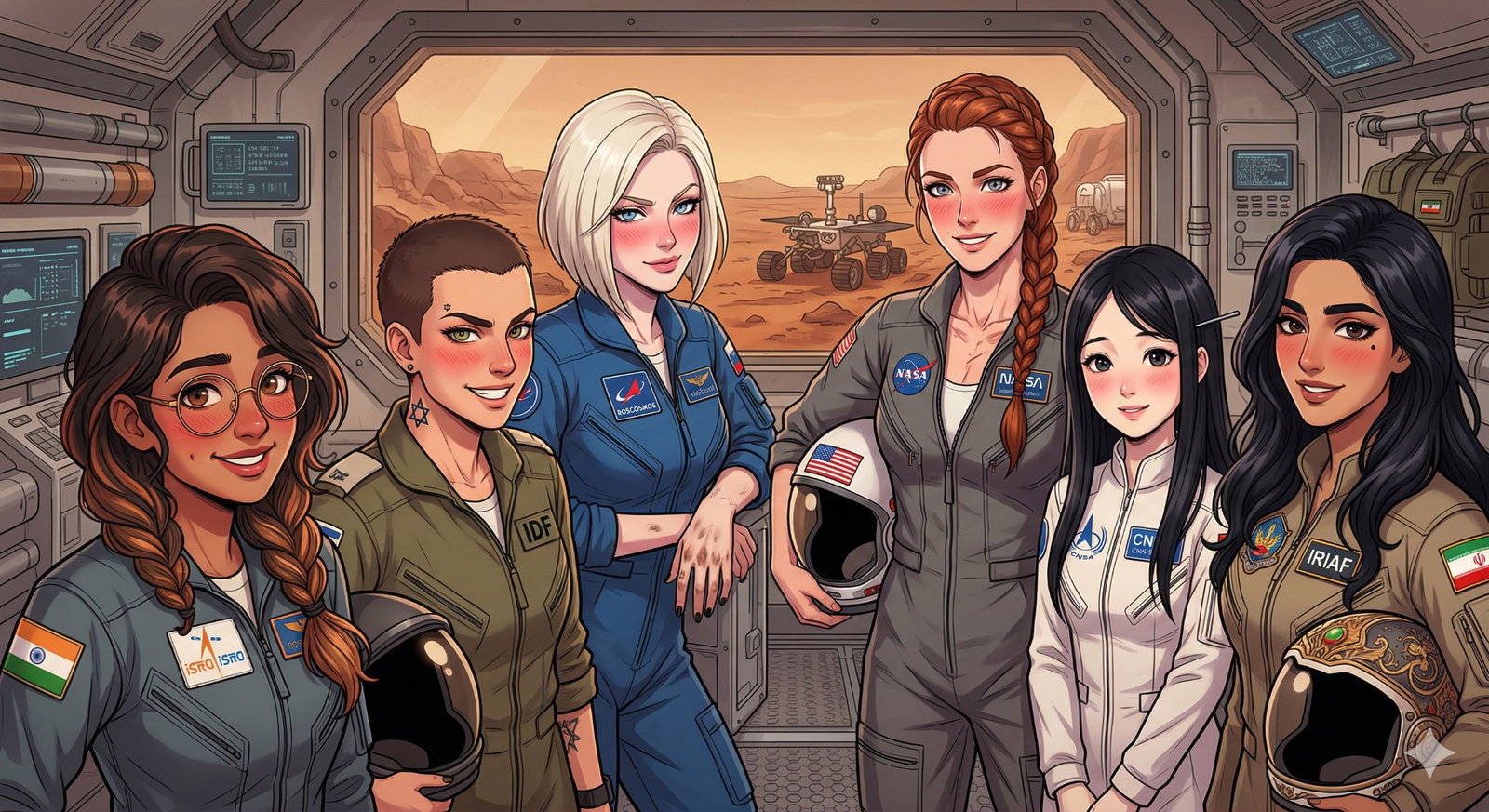 Cover art for Last Man on Mars, a romance scenario on AI Dungeon
