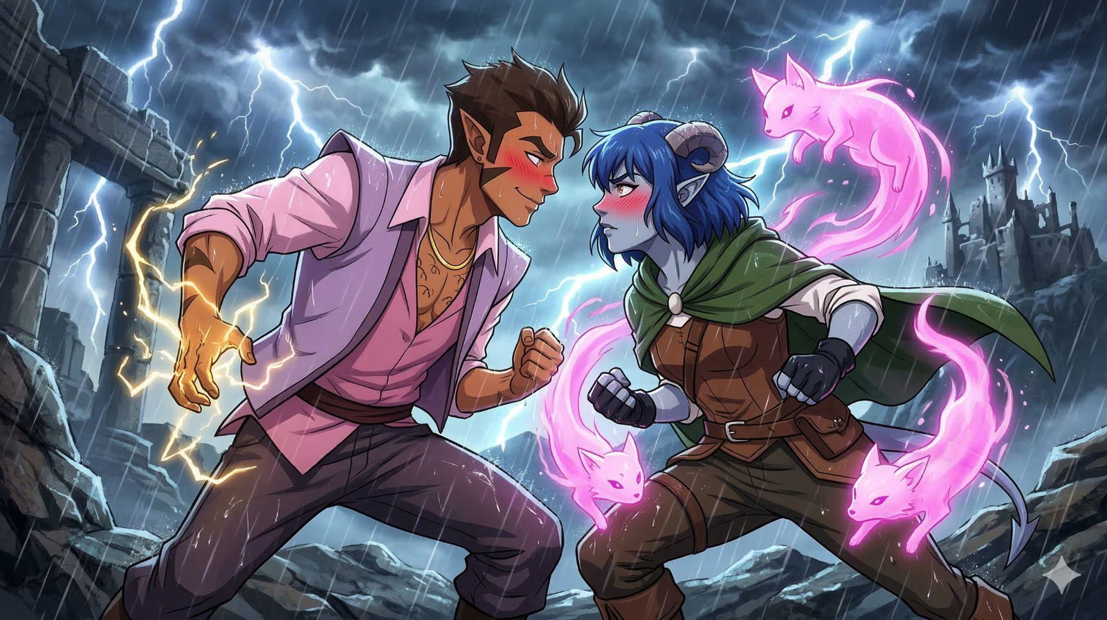 Cover art for Mighty Nein Meet Vox Machina, a critical role scenario on AI Dungeon