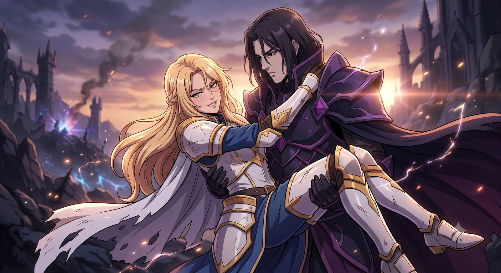 Cover art for Heroine Sister Betrays You, a fantasy scenario on AI Dungeon