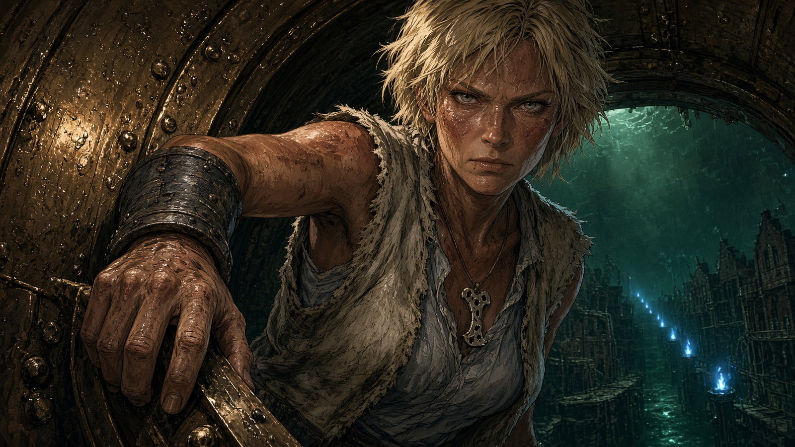 Cover art for Air Is Money in the Drowned World, a fantasy scenario on AI Dungeon