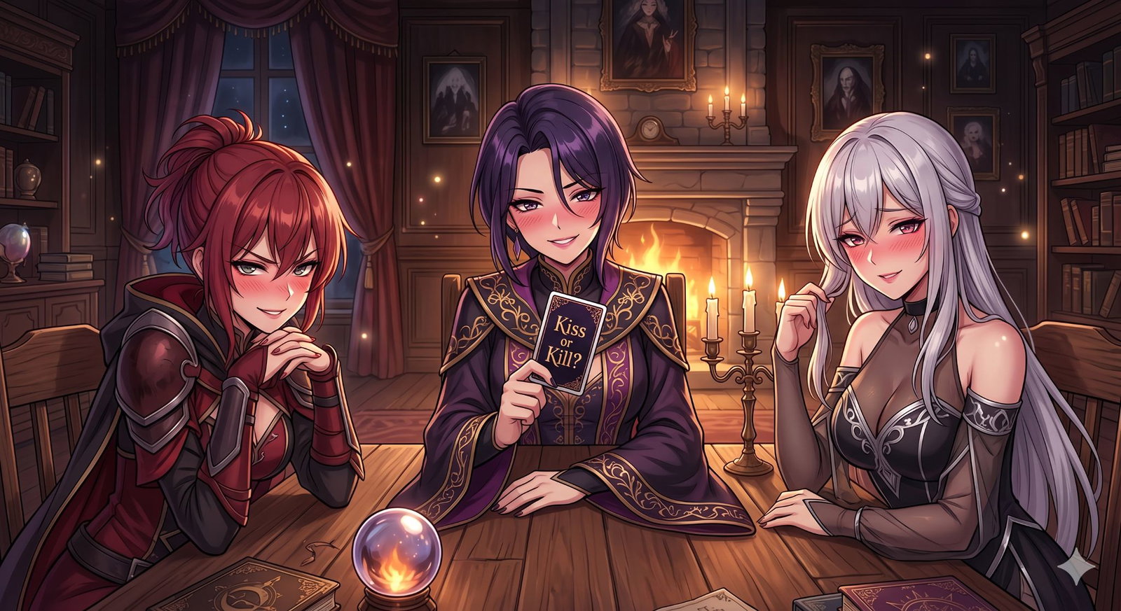 Cover art for Kiss or Kill, a fantasy scenario on AI Dungeon