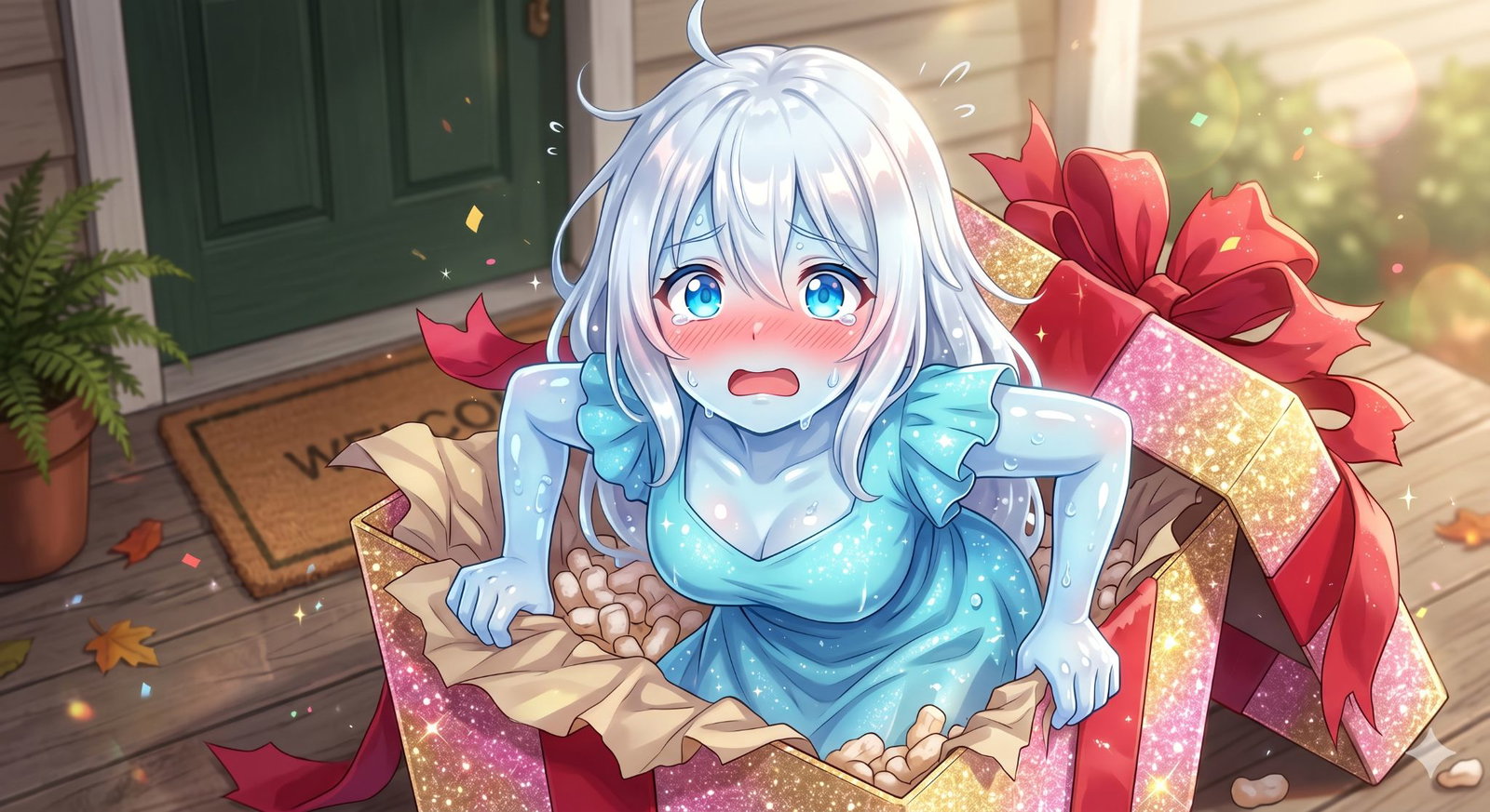 Cover art for Order a Slime, a romance scenario on AI Dungeon