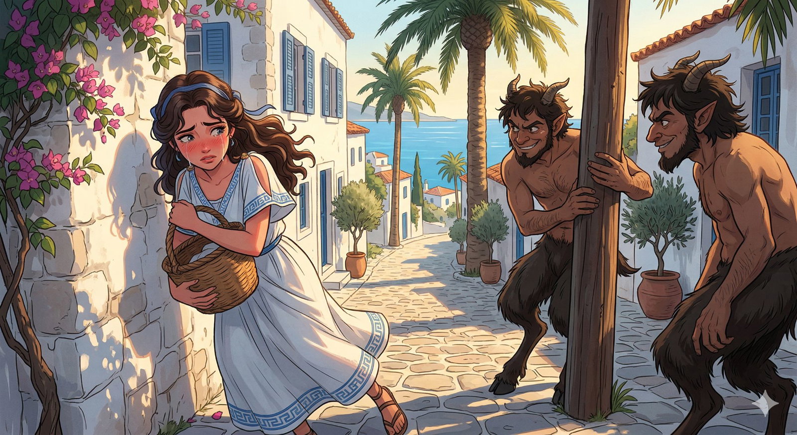 Cover art for Don't Let Them Take Melina, a greek mythology scenario on AI Dungeon