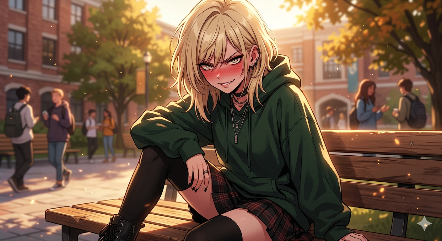 Cover art for Cute Bully Bellatrix, a fantasy scenario on AI Dungeon