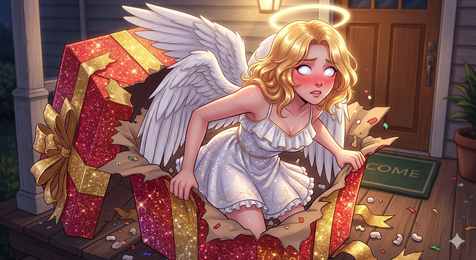 Cover art for Order a Seraph, a supernatural scenario on AI Dungeon