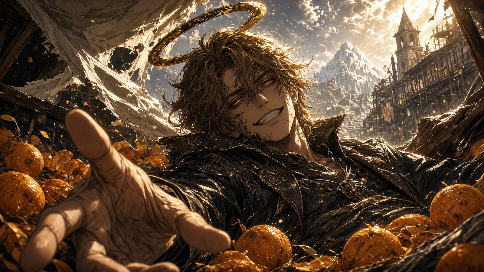 Cover art for Heaven Wants Him Back, a fantasy scenario on AI Dungeon
