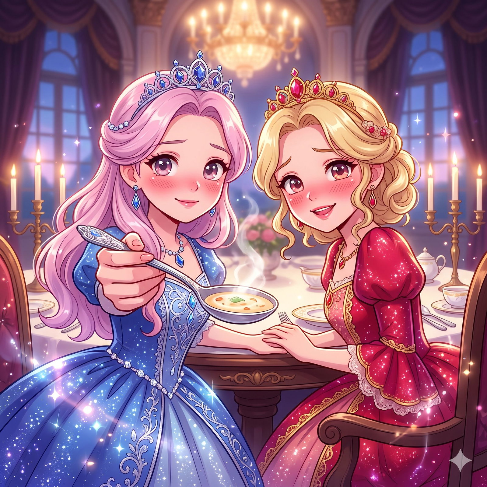 Cover art for You Are the Royal Taste-Tester, a dark fantasy scenario on AI Dungeon