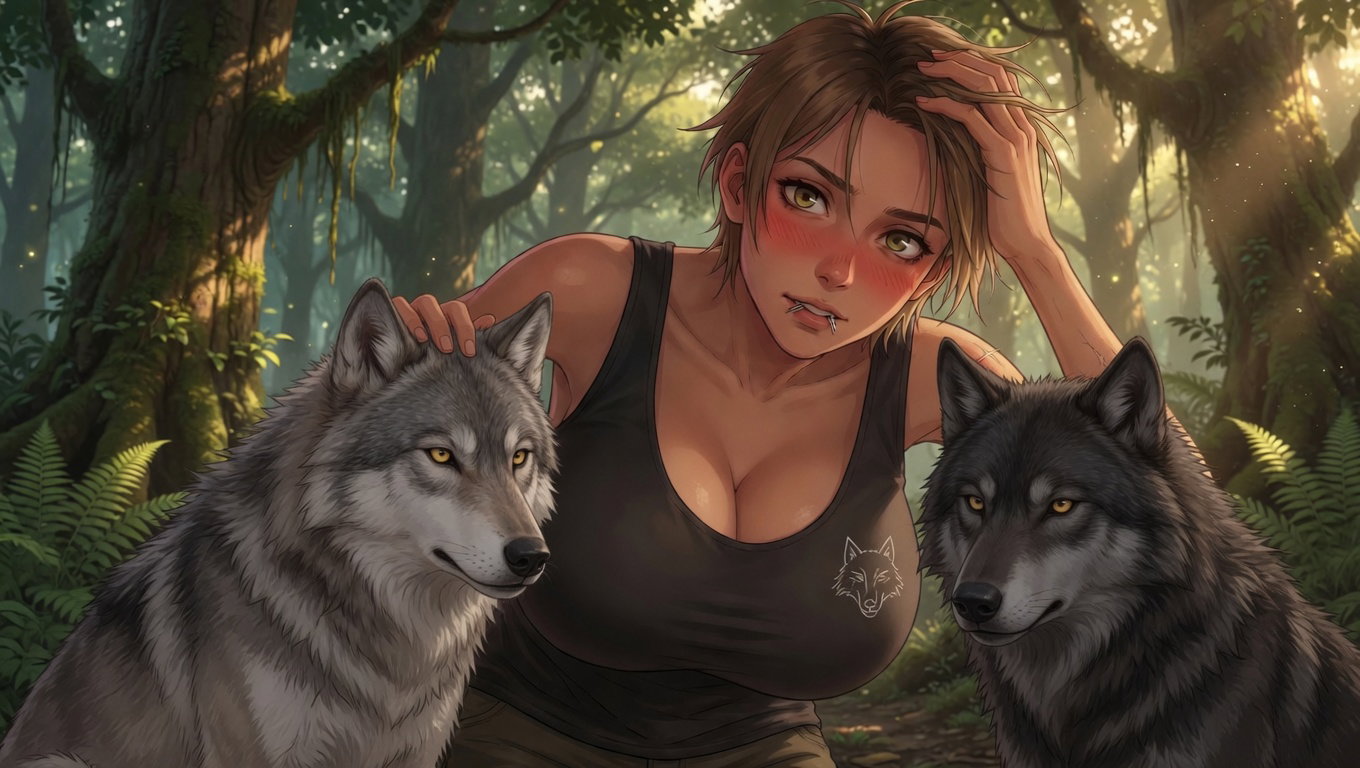 Cover art for The Werewolf's Daughter, a supernatural scenario on AI Dungeon