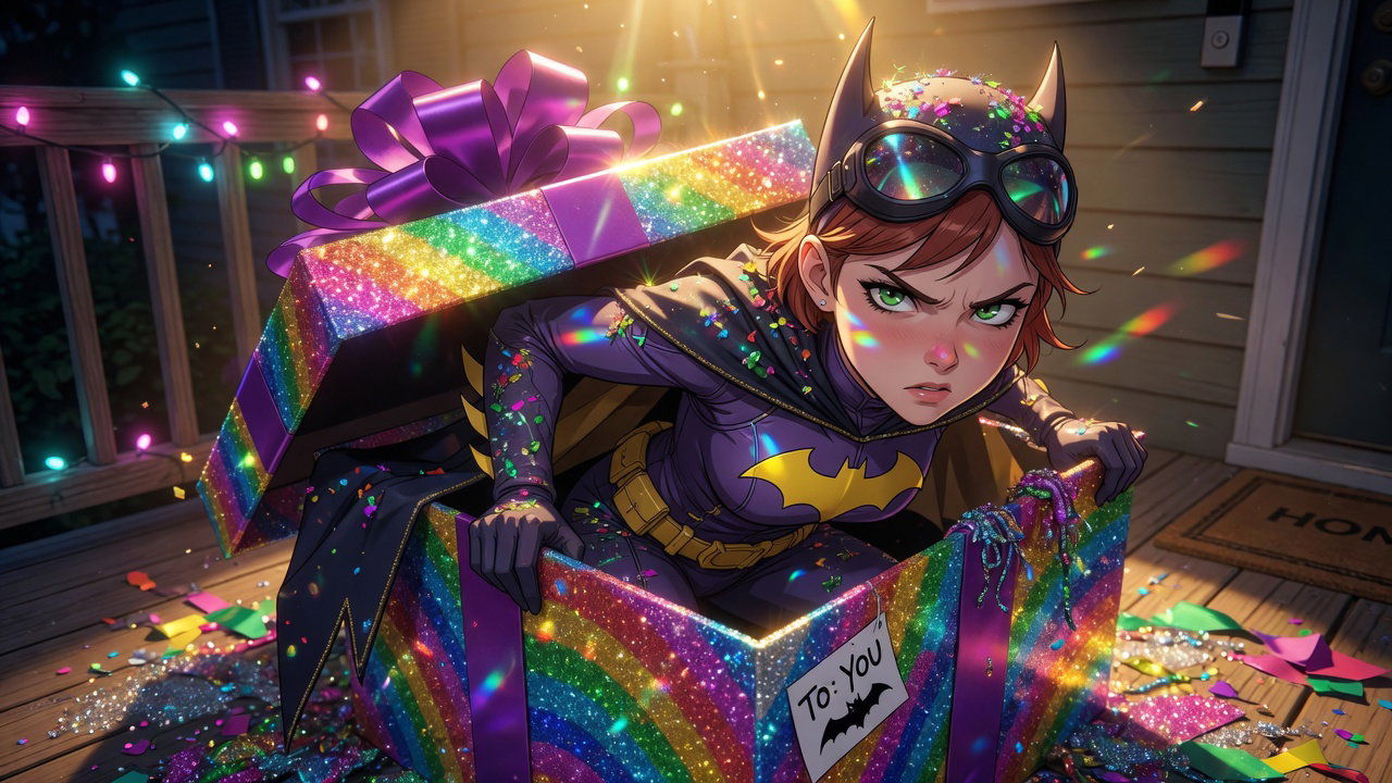 Cover art for Order a Batgirl, a superhero scenario on AI Dungeon