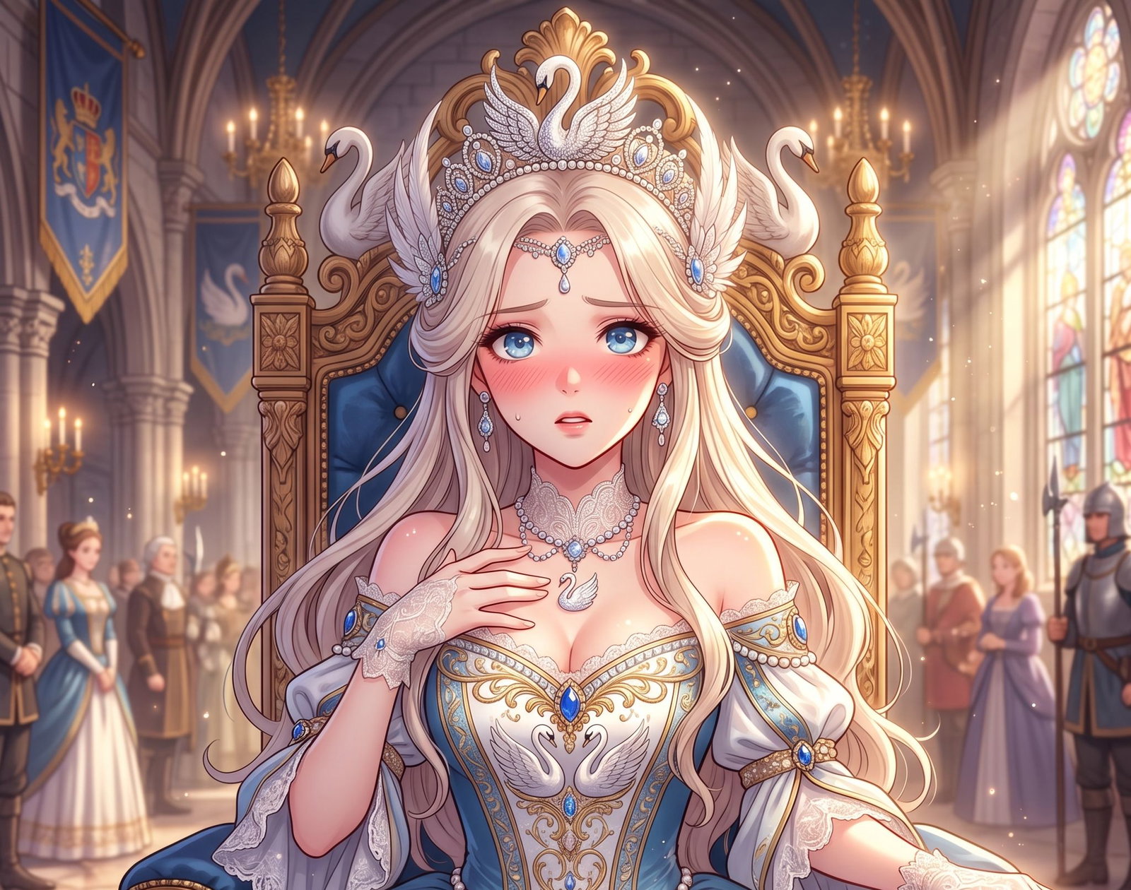 Cover art for Princess Swella's Bodyguard, a romance scenario on AI Dungeon