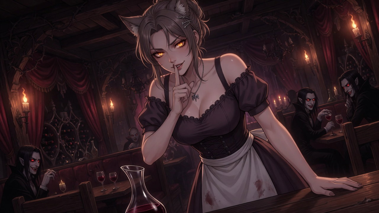 Cover art for Undercover Werewolf Heiress, a supernatural scenario on AI Dungeon