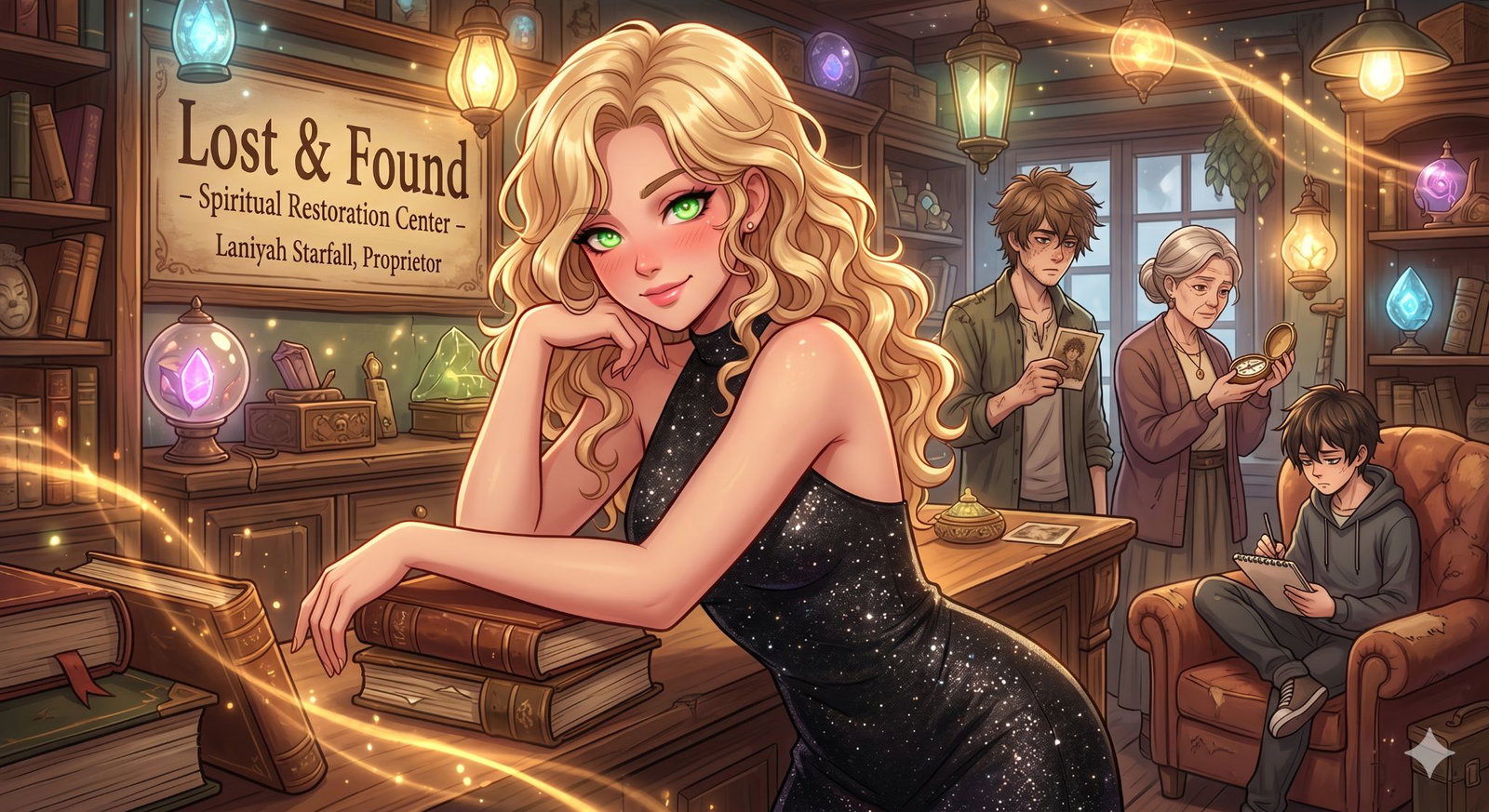 Cover art for Lost and Found Goddess, a drama scenario on AI Dungeon