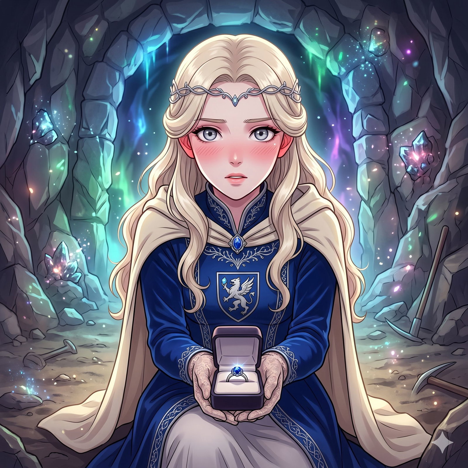 Cover art for Curse of the Virgin, a fantasy scenario on AI Dungeon