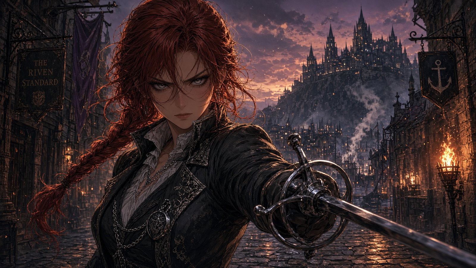 Cover art for Blood Money in Baldur's Gate, a fantasy scenario on AI Dungeon
