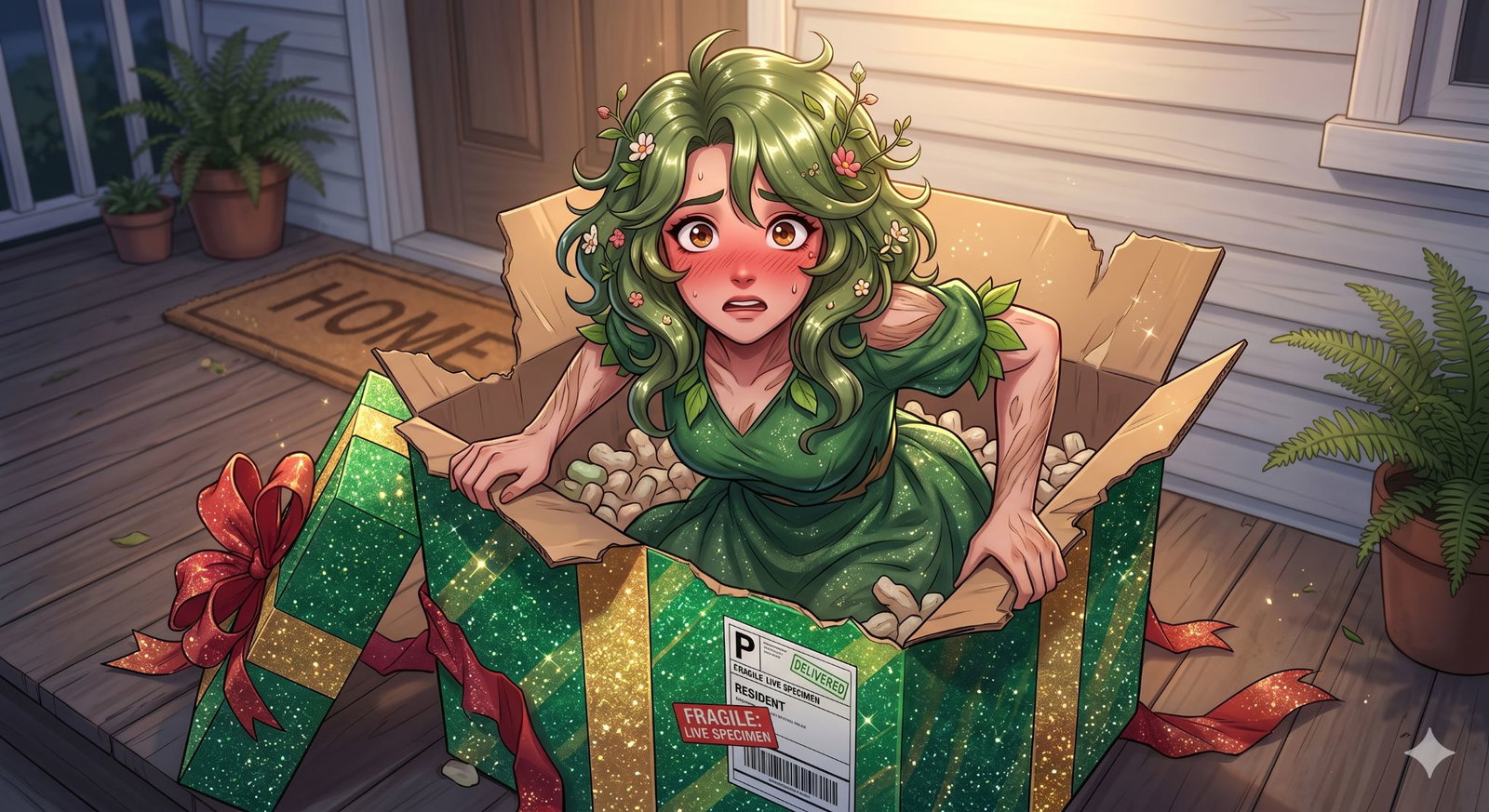 Cover art for Order a Dryad, a supernatural scenario on AI Dungeon