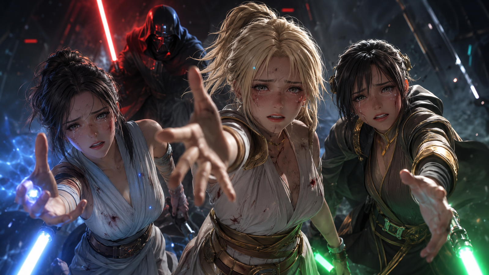Cover art for Female Jedi Need You, a sci fi scenario on AI Dungeon