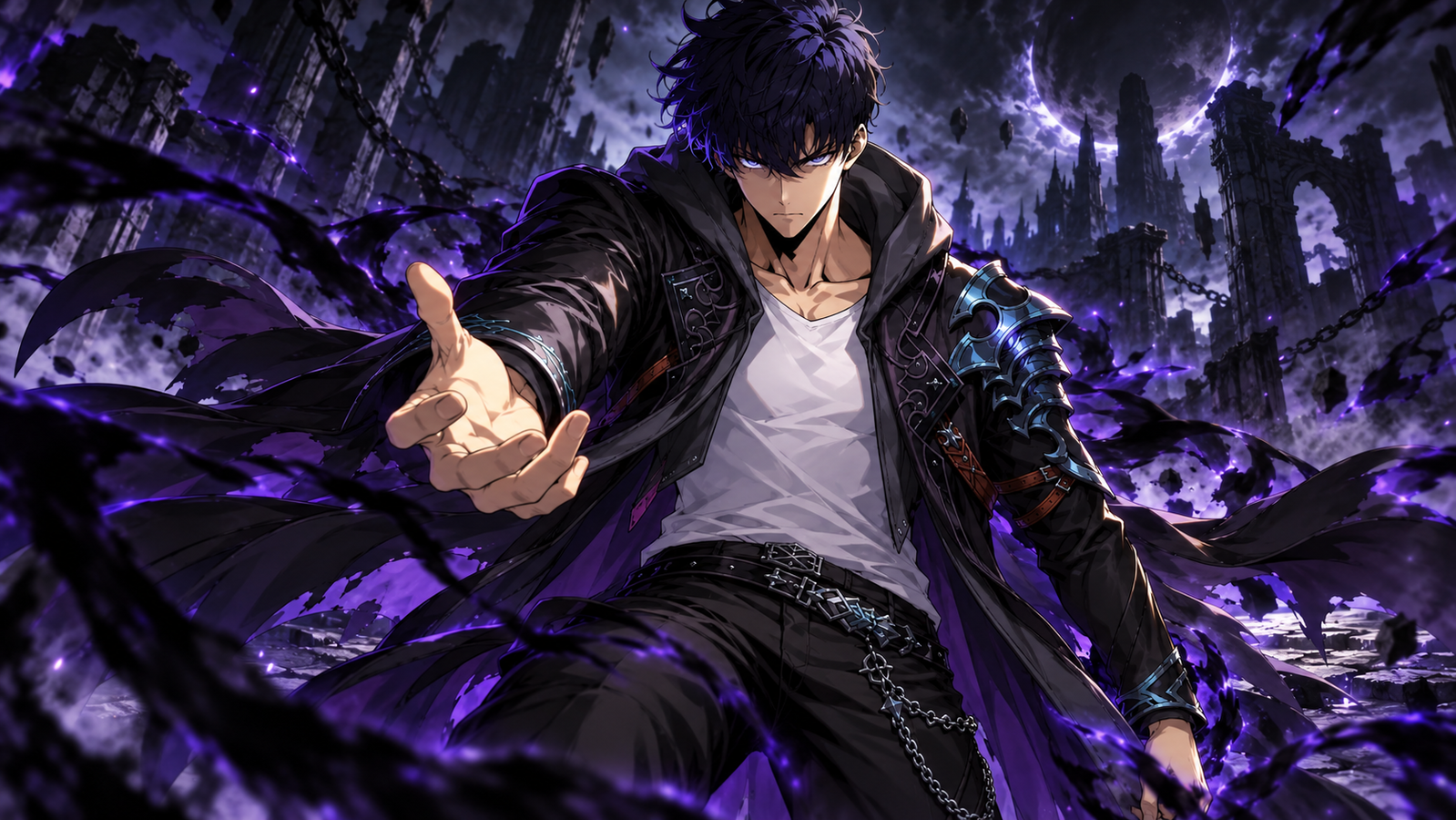 Cover art for You Are Solo Leveling, an anime scenario on AI Dungeon