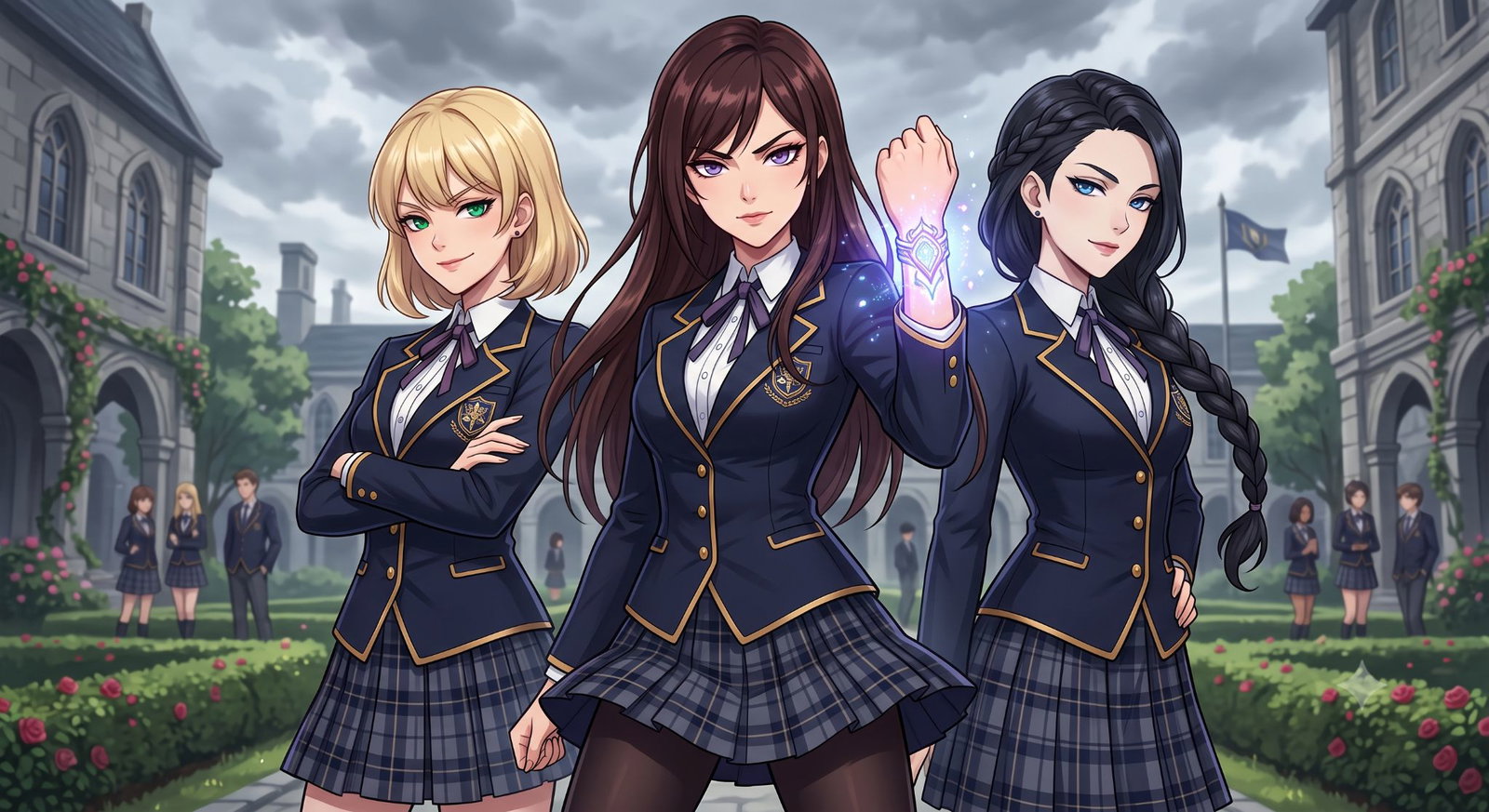 Cover art for Chained to the Queen Bee, a school scenario on AI Dungeon