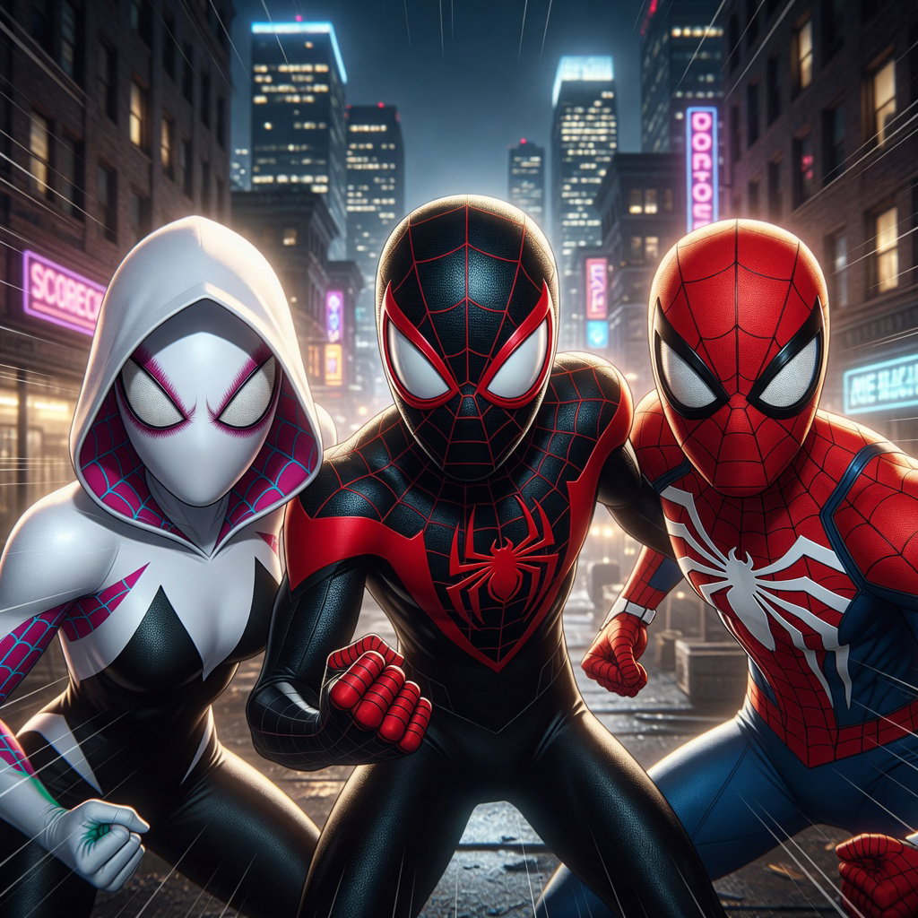 Cover art for The Hero Spiders Hate, a superhero scenario on AI Dungeon