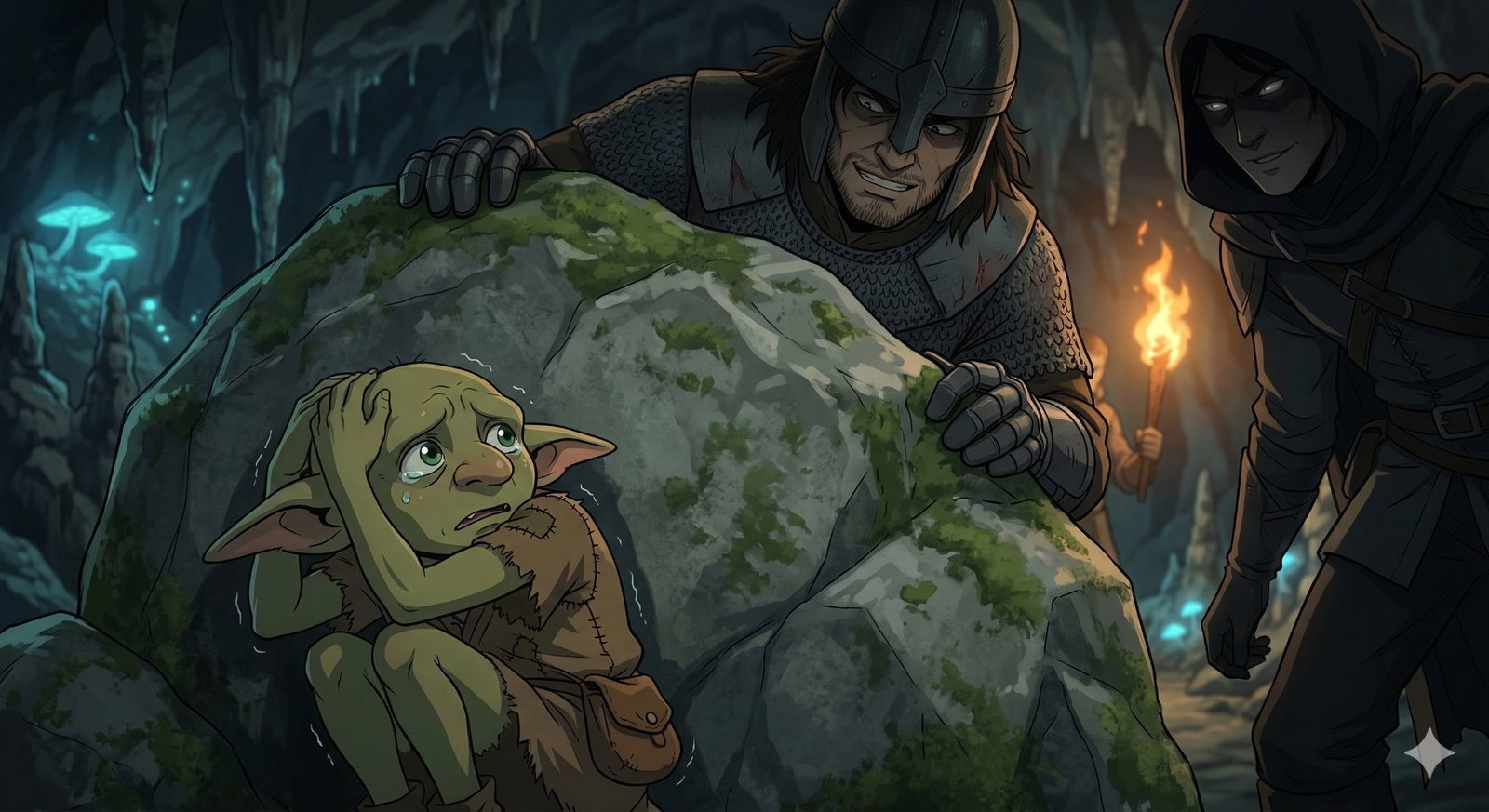 Cover art for The Innocent Goblin, a goblin scenario on AI Dungeon