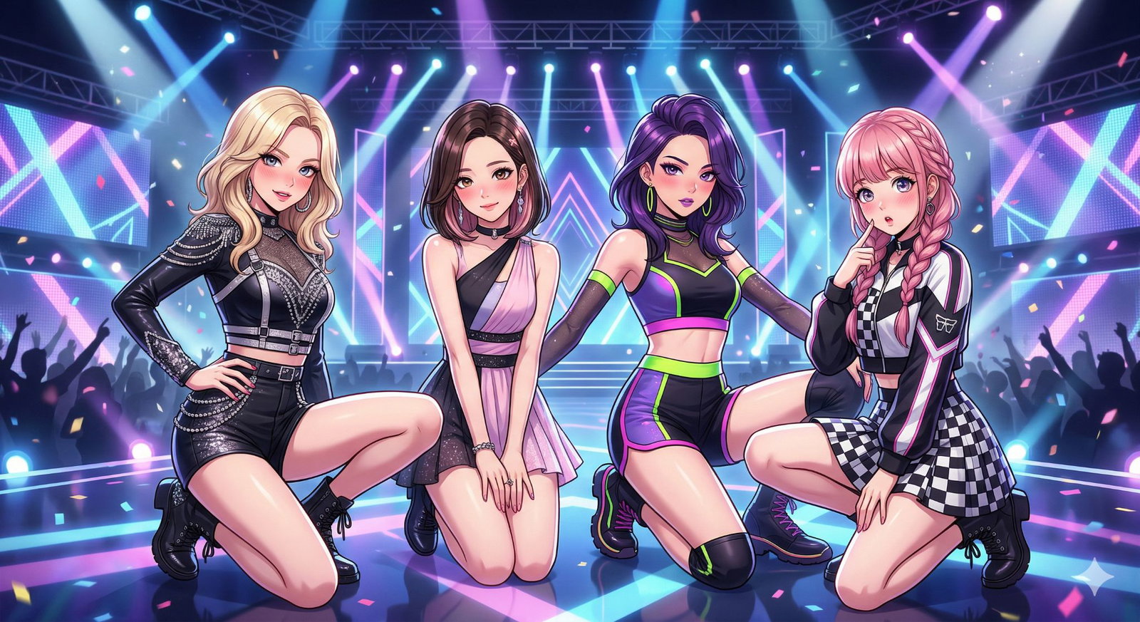 Cover art for KPOP Idol Manager, a kpop scenario on AI Dungeon