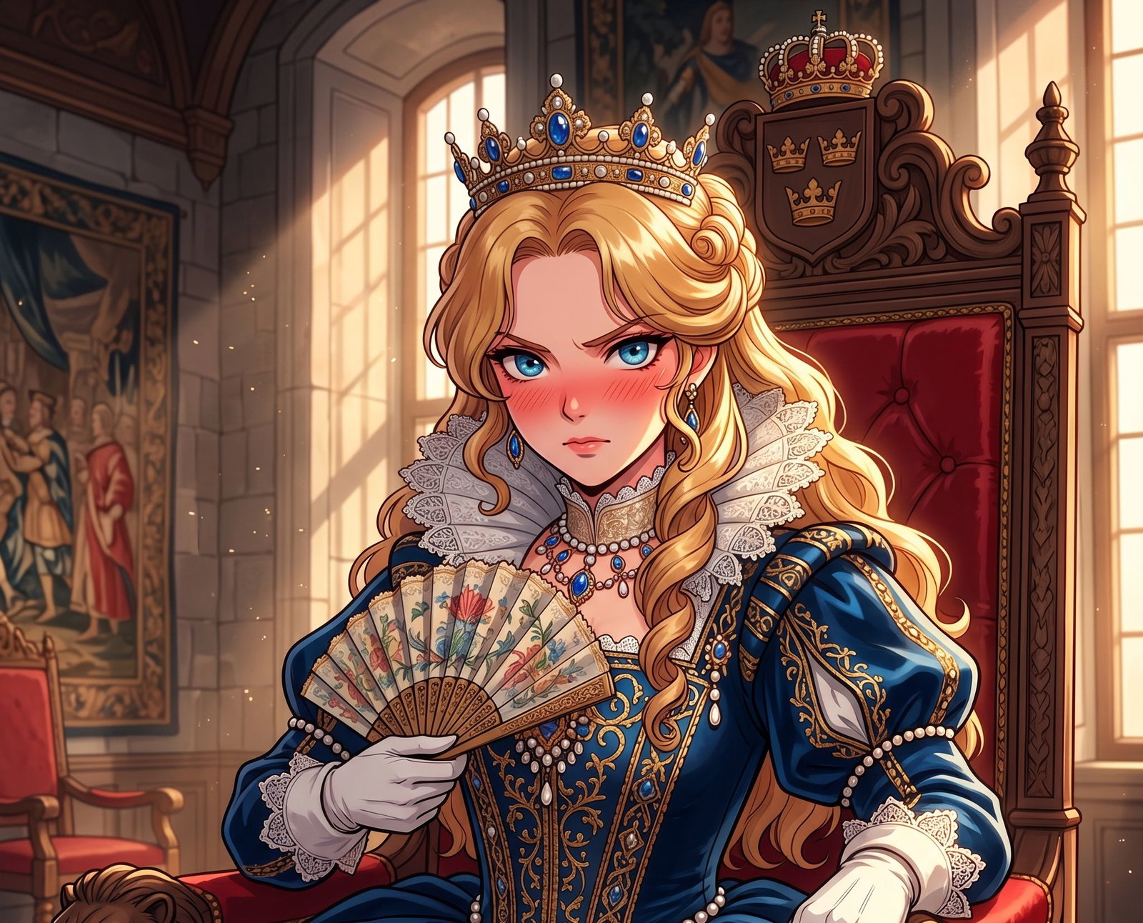 Cover art for Swedish Queen Needs You, a fantasy scenario on AI Dungeon