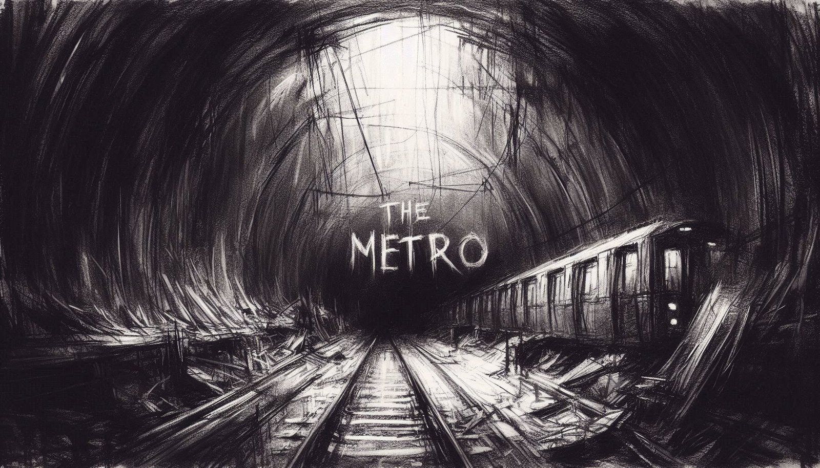 Cover art for The Metro, a dystopian scenario on AI Dungeon