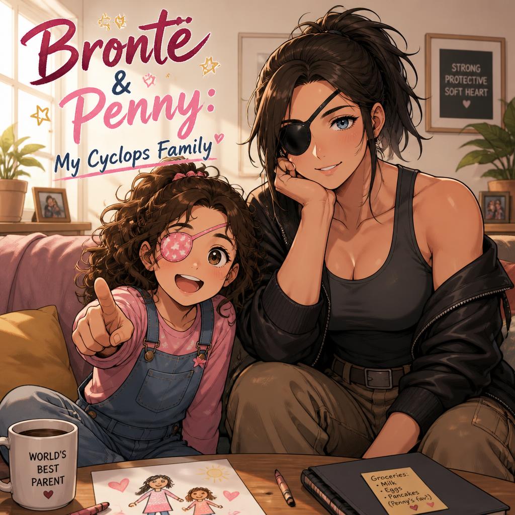 Cover art for Brontë & Penny: My Cyclops Family, a romance scenario on AI Dungeon