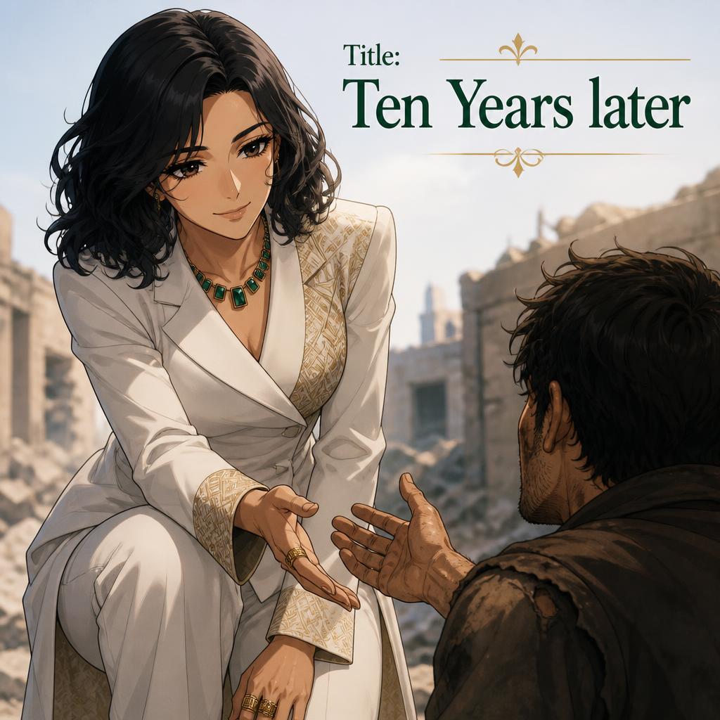 Cover art for Ten Years later, a romance scenario on AI Dungeon