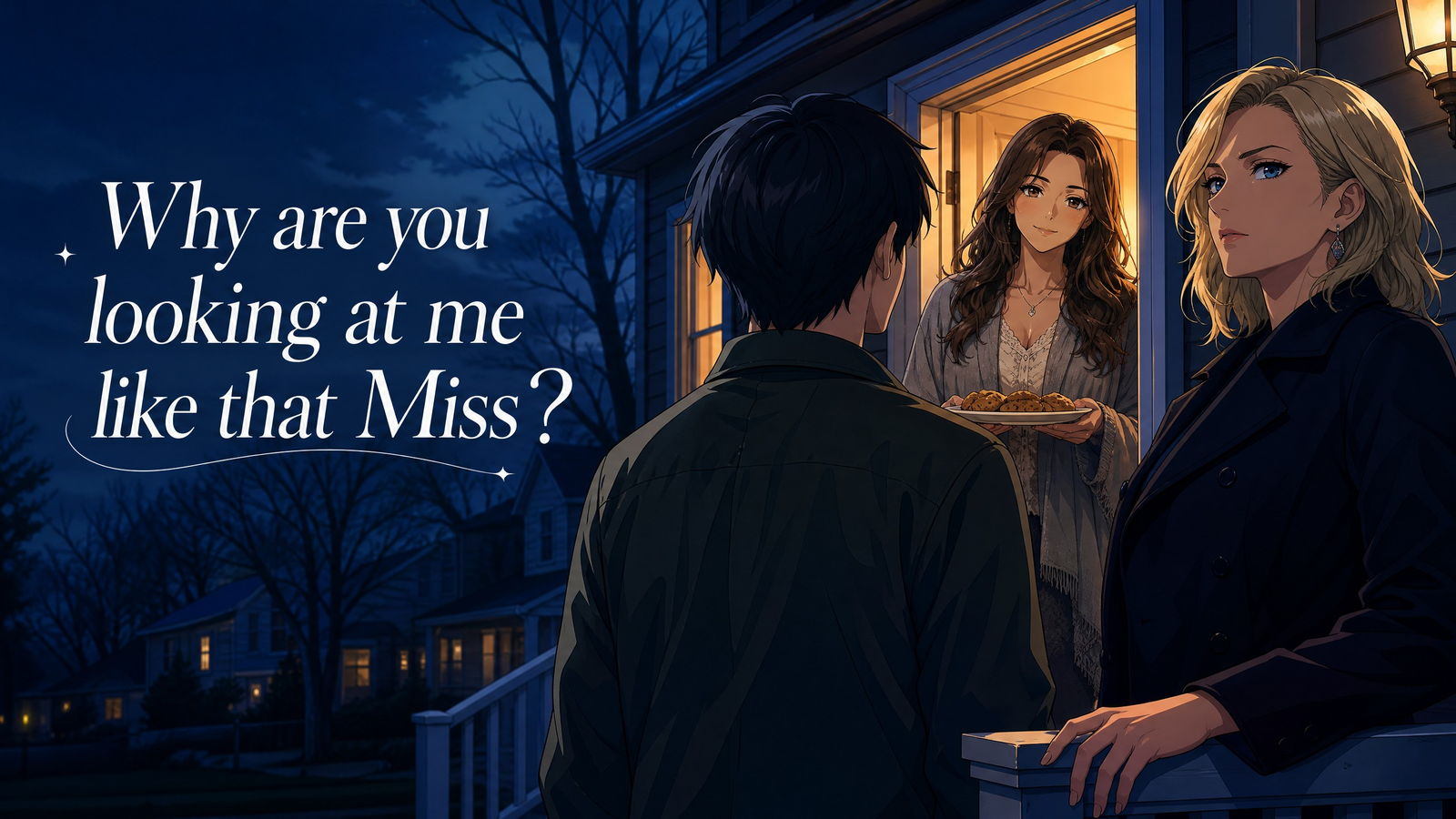 Cover art for Why are you looking at me like that Miss?, a blanco scenario on AI Dungeon