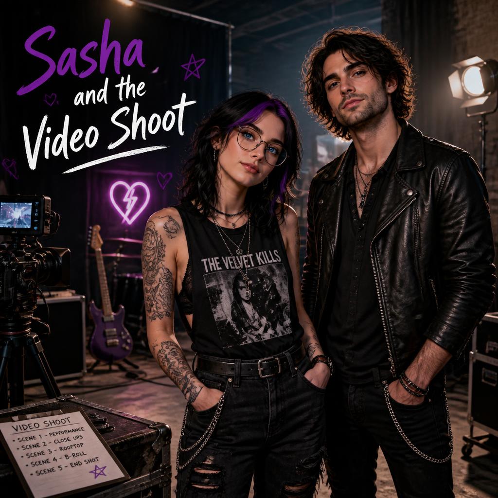 Cover art for Sasha and the Video Shoot, a sasha scenario on AI Dungeon