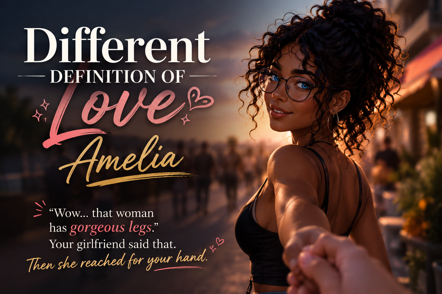 Cover art for Different definition of Love: Amelia, a romance scenario on AI Dungeon