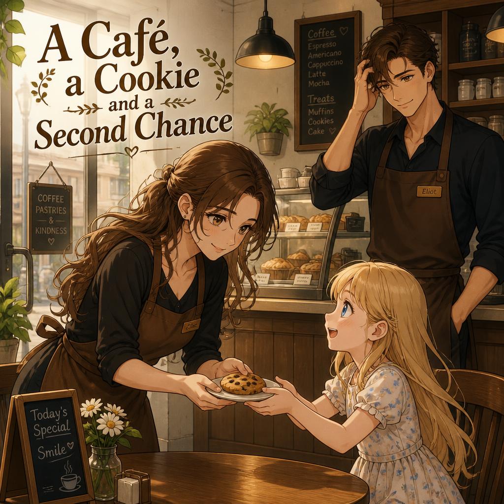 Cover art for A Café, a Cookie and a Second Chance, a romance scenario on AI Dungeon