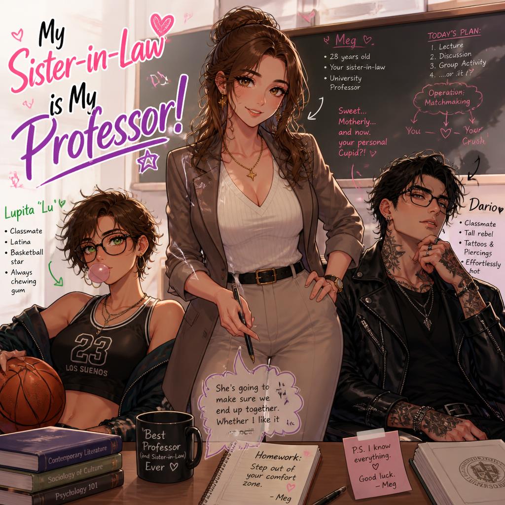 Cover art for My Sister-in-Law is My Professor!, a romcom scenario on AI Dungeon