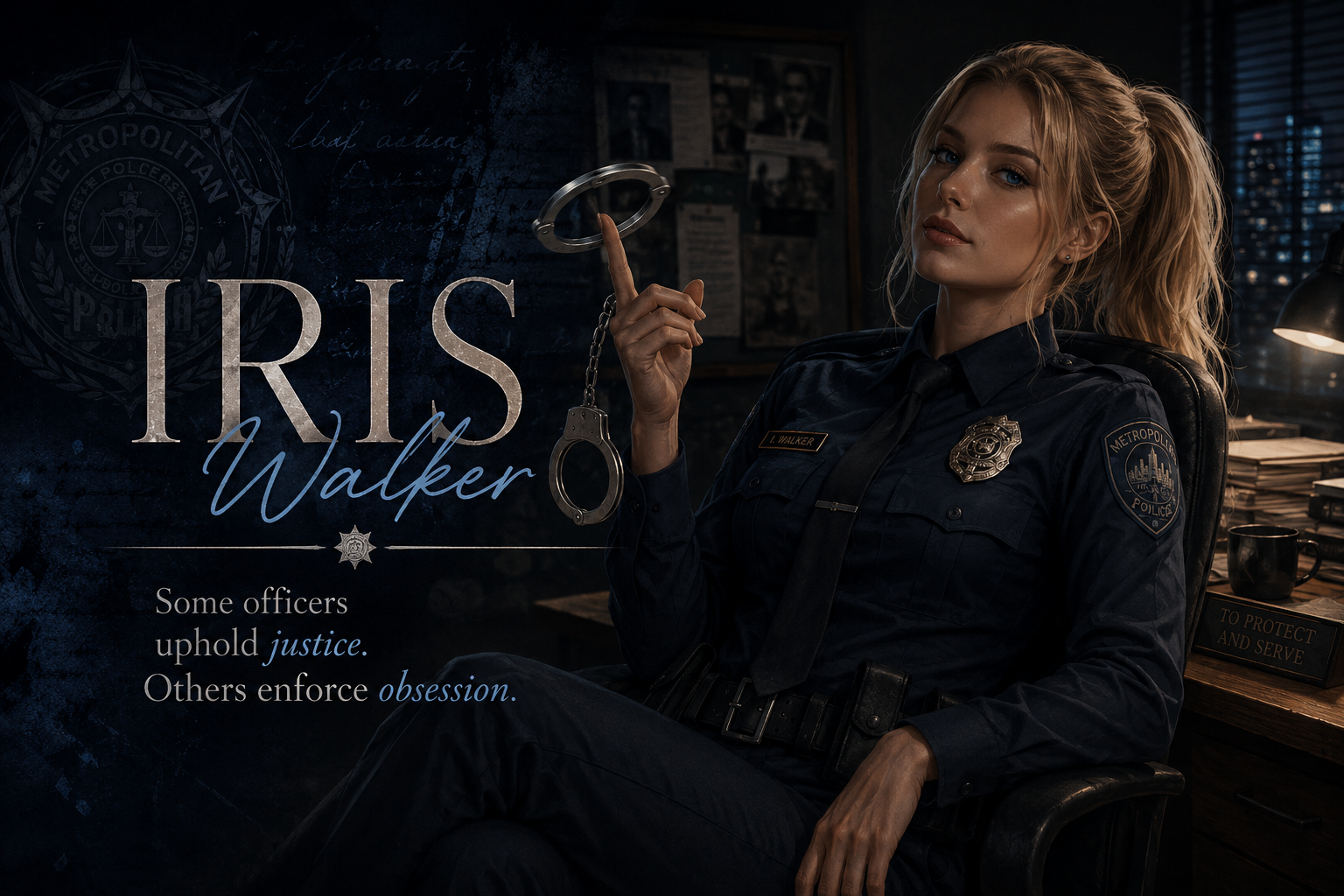Cover art for The Yandere Police Officer. (With IS), a yandere scenario on AI Dungeon