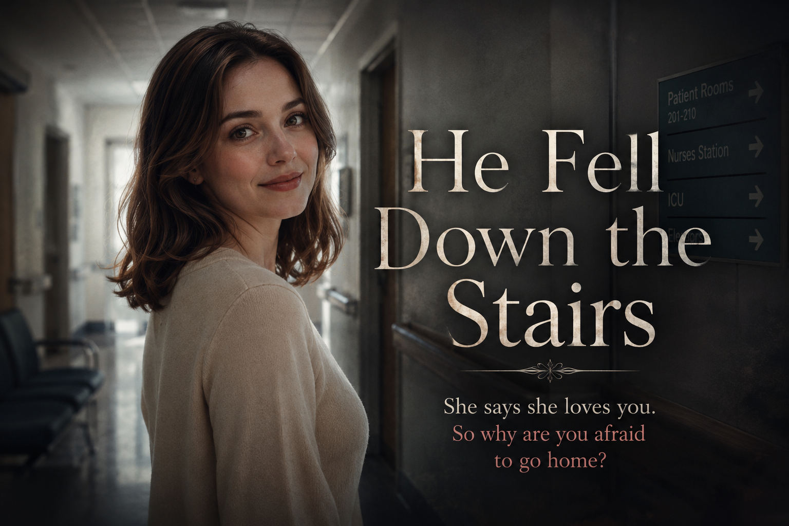 Cover art for He Fell Down the Stairs, a drama scenario on AI Dungeon