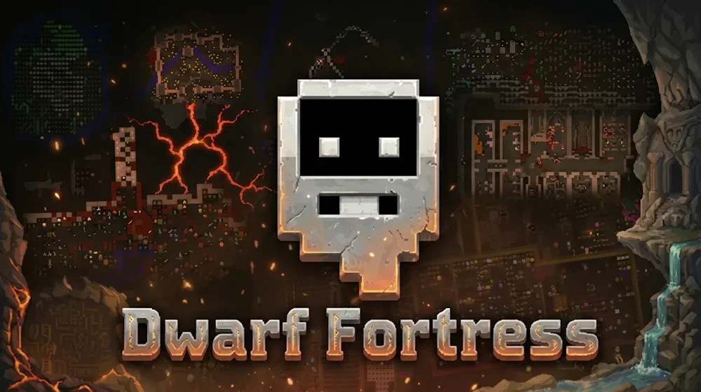 Cover art for Dwarf Fortress World v.2.3, a dwarves scenario on AI Dungeon