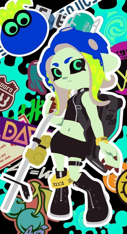Cover art for Sanitized: A Splatoon 2 AU, a splatoon scenario on AI Dungeon