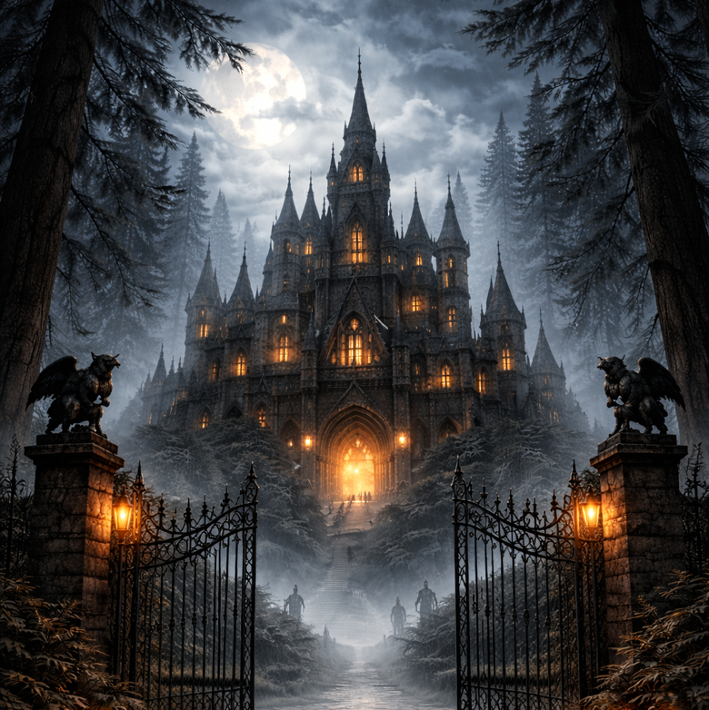 Cover art for 🎠(IS) Boarding School for the Supernatural, a supernatural scenario on AI Dungeon