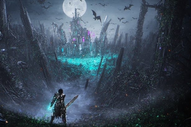 Cover art for The world of Earhas., a low magic scenario on AI Dungeon