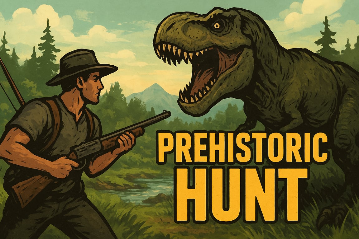 Cover art for Prehistoric Hunt, a survival scenario on AI Dungeon
