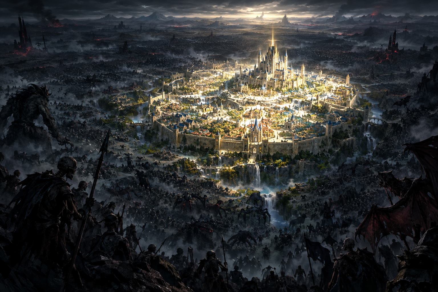 Cover art for The Last Light, an undead scenario on AI Dungeon