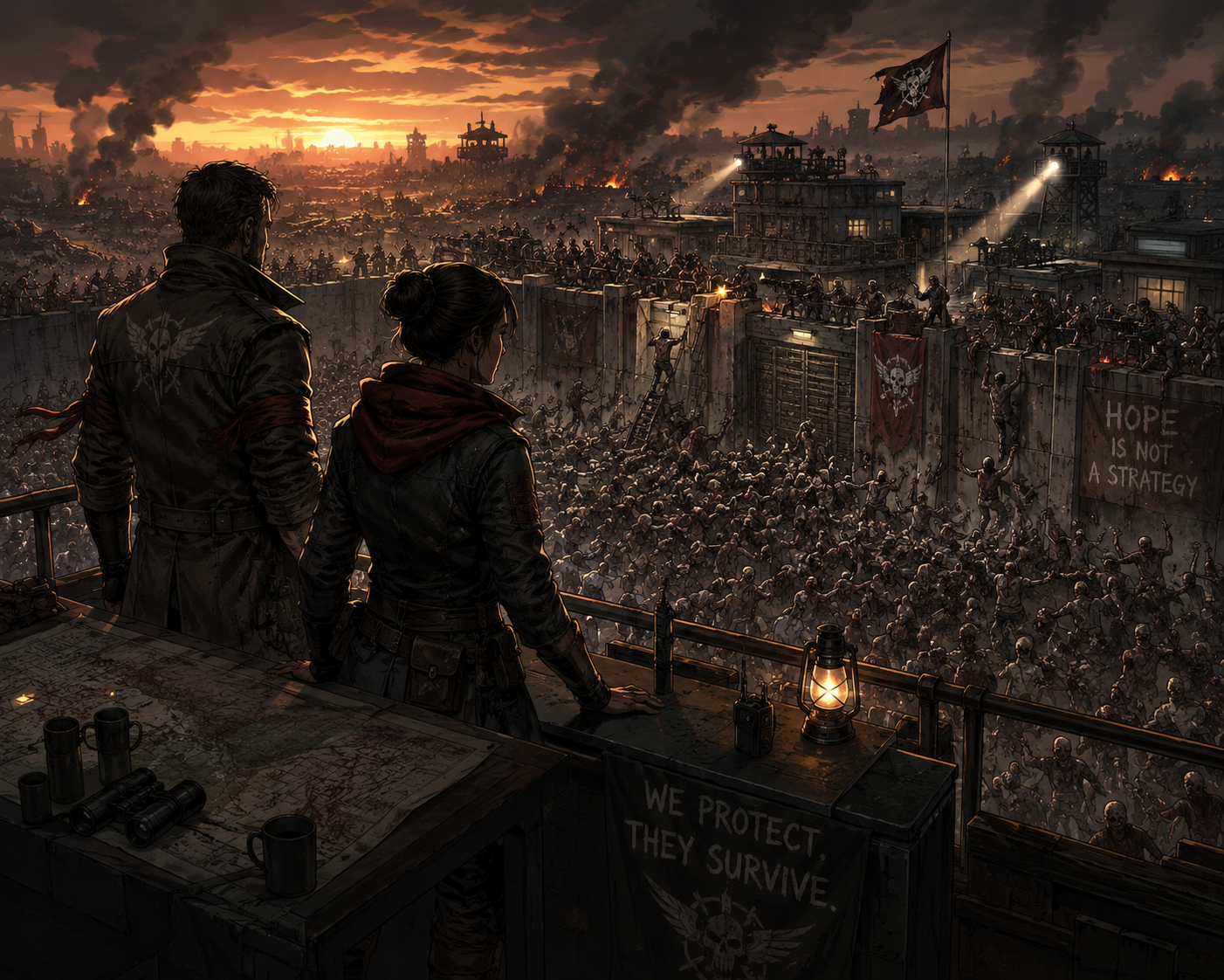 Cover art for Zombie Defence on AI Dungeon