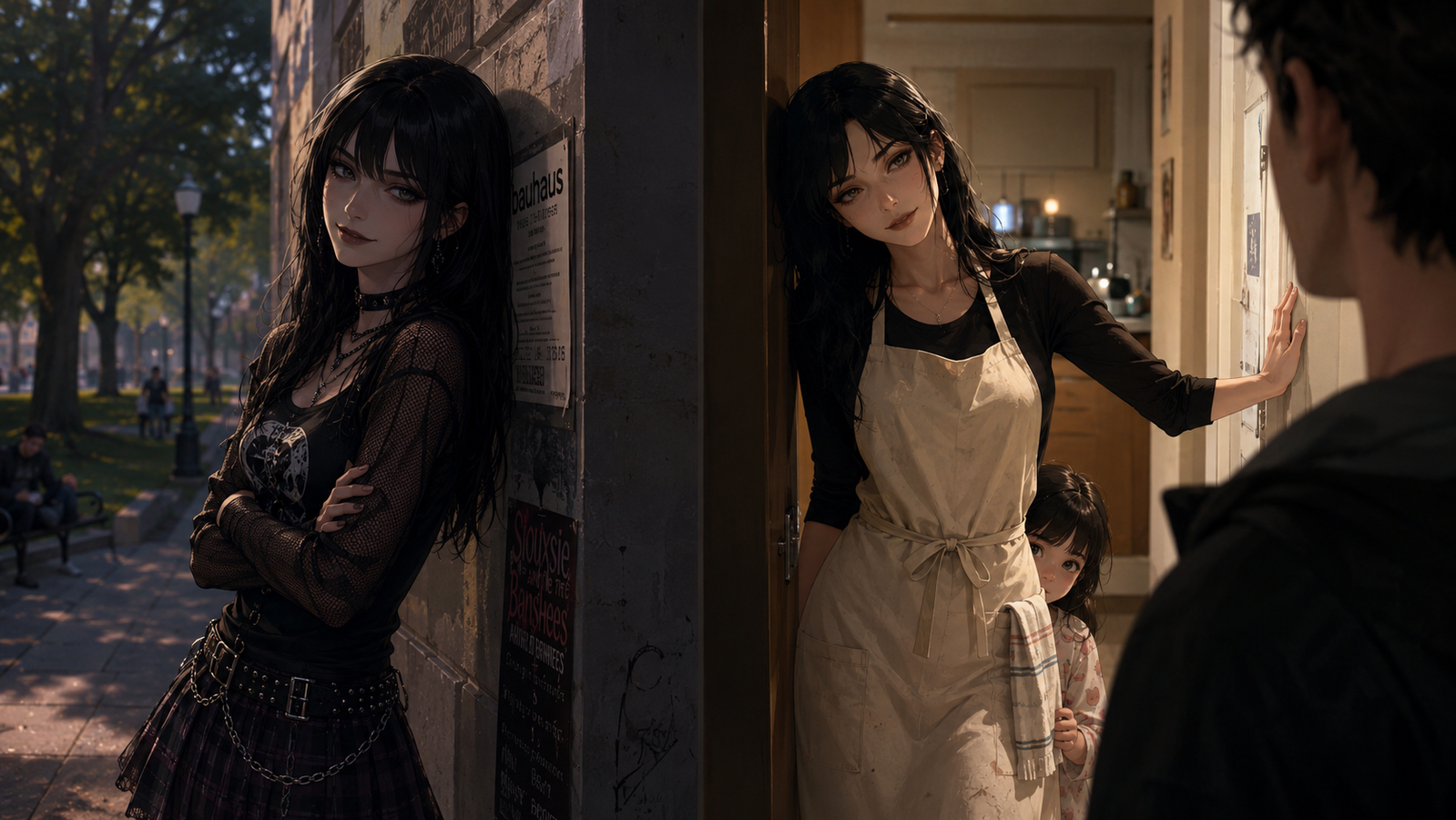 Cover art for Next Door, Fifteen Years Later, a romance scenario on AI Dungeon