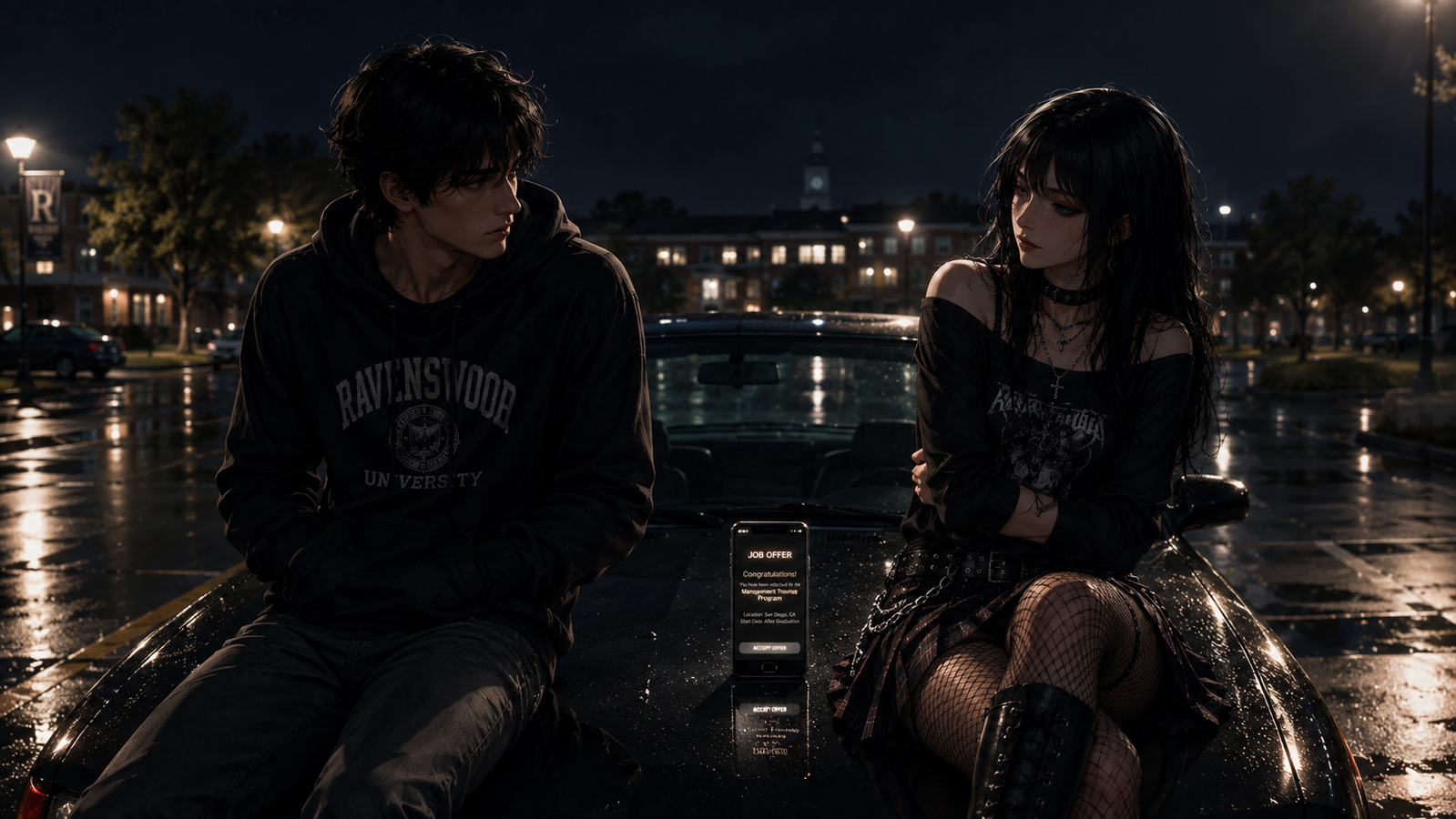 Cover art for Before the Goodbye, a romance scenario on AI Dungeon