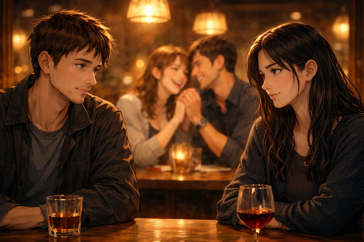 Cover art for Unrequited Hearts, a heartbreak scenario on AI Dungeon